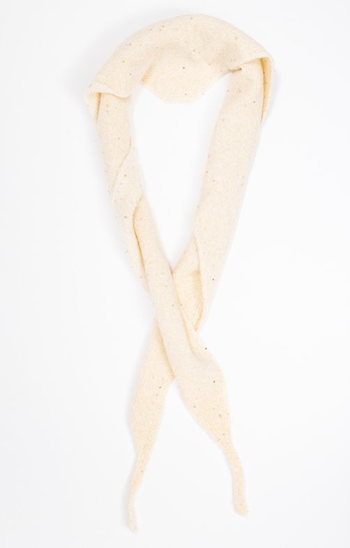 Petit foulard tricot triangle 