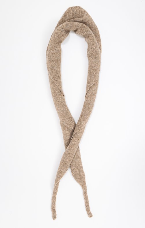 Petit foulard tricot triangle 