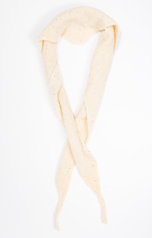 Petit foulard tricot triangle 