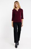 Pull bi-matière