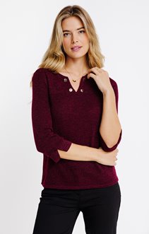 Pull bi-matière