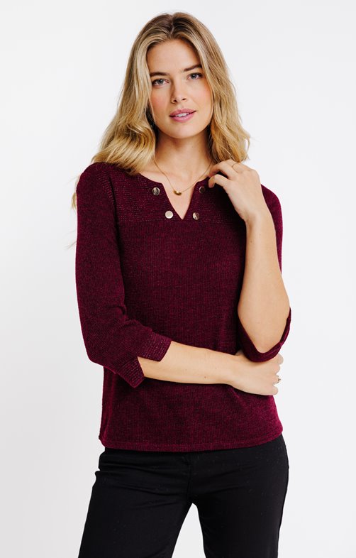 Pull bi-matière