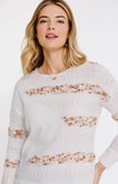 Pull rayures fantaisie