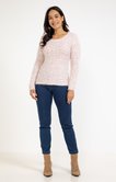 Pull maille fantaisie