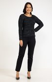 Pull maille fantaisie