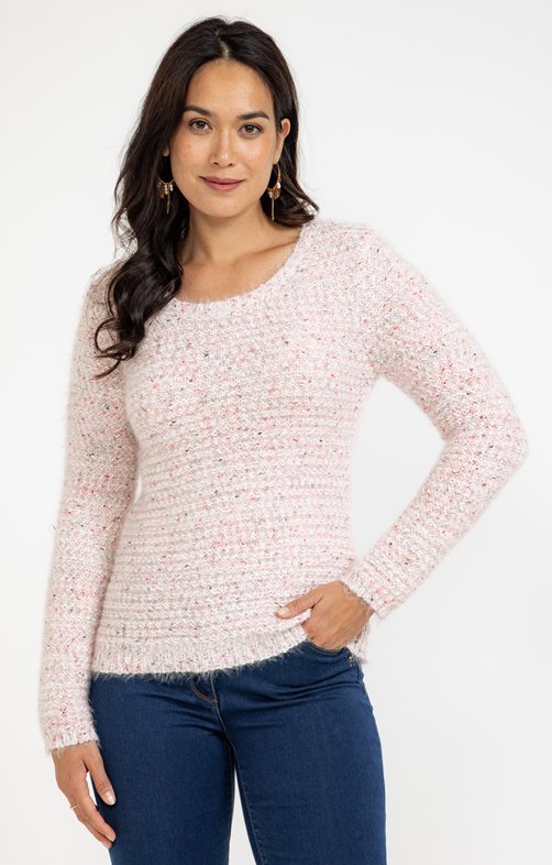 Pull maille fantaisie
