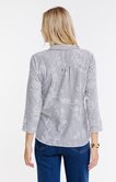 Chemise rayée imprimée