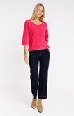 Pull maille brillante