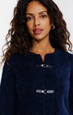 Cardigan col tunisien