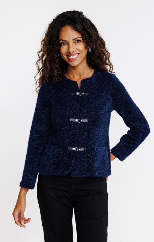 Cardigan col tunisien