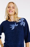 TEE-SHIRT EN MAILLE CHAUDE MANCHES 3/4 