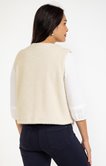 Gilet sans manches boutonné