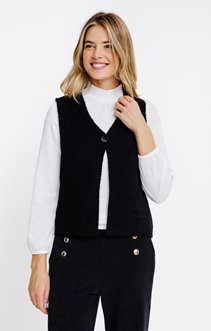 Cardigan bouclette