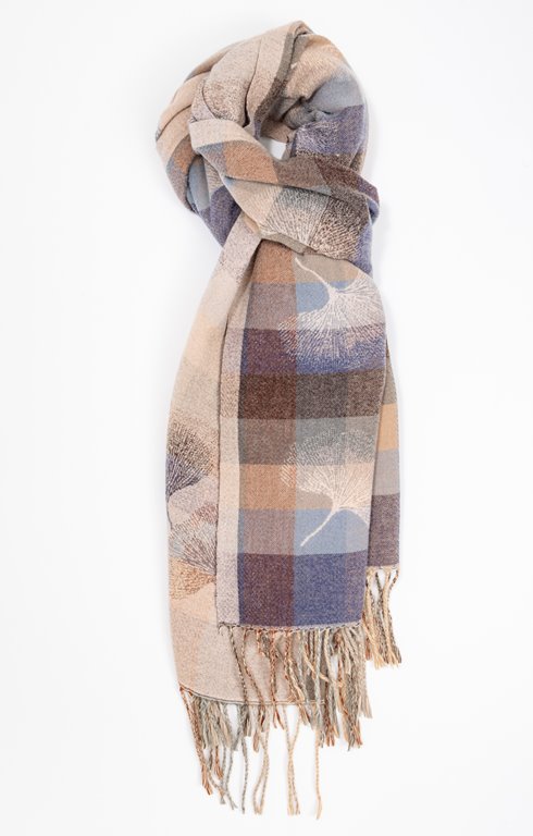 Foulard jacquard chaud
