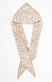 Foulard chaud triangle léopard