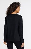 Pull avec noeud léopard placé