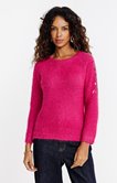 Pull avec perles et sequins