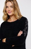 Pull avec perles et sequins