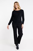 Pull avec perles et sequins