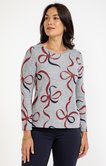 TEE-SHIRT IMPRIME NOEUD