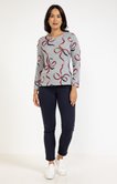 TEE-SHIRT IMPRIME NOEUD