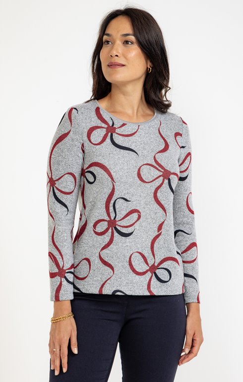 TEE-SHIRT IMPRIME NOEUD