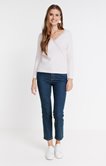 Tee-shirt uni cache-coeur