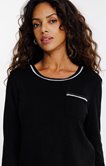 TEE-SHIRT EN MAILLE CHAUDE 