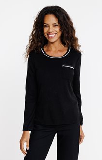 TEE-SHIRT EN MAILLE CHAUDE 