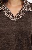 TEE-SHIRT 2EN1 COL CHEMISE