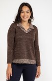 TEE-SHIRT 2EN1 COL CHEMISE
