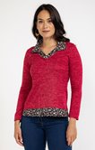 TEE-SHIRT 2EN1 COL CHEMISE