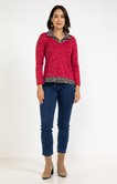 TEE-SHIRT 2EN1 COL CHEMISE