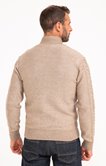 Gilet uni torsadé 
