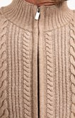 Gilet uni torsadé 