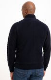 Gilet uni torsadé 