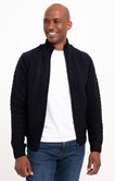 Gilet uni torsadé 