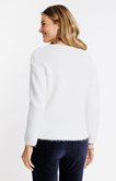 Pull torsades sur le devant
