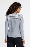 Pull avec jacquard et pois