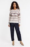 Pull maille fantaisie