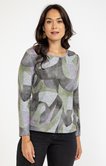 TEE-SHIRT IMPRIME MANCHES LONGUES