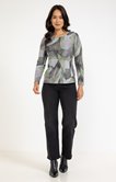 TEE-SHIRT IMPRIME MANCHES LONGUES