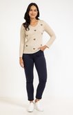 TEE-SHIRT IMPRIME COEUR LEOPARD