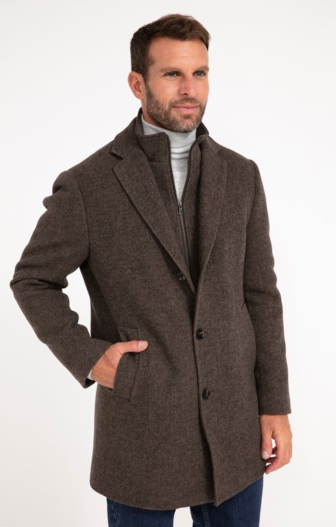 Manteau mi-long Brownie