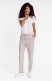 Pantalon maille faux uni coupe jogging
