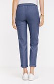 Pantalon maille faux uni coupe jogging
