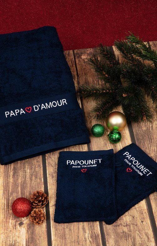 Serviette papa d'amour
