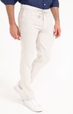 Pantalon en lin Lino avec cordon