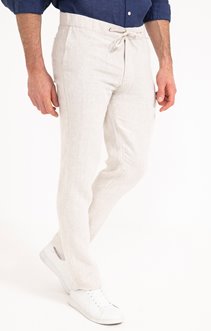 Pantalon en lin Lino avec cordon
