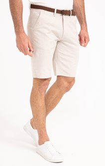 Bermuda rayé avec ceinture